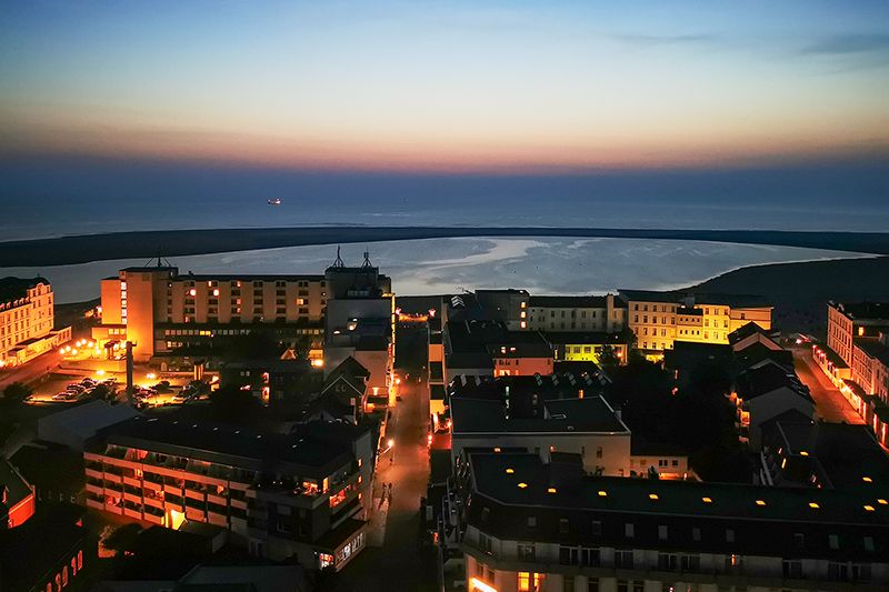 Nachthimmel von Borkum